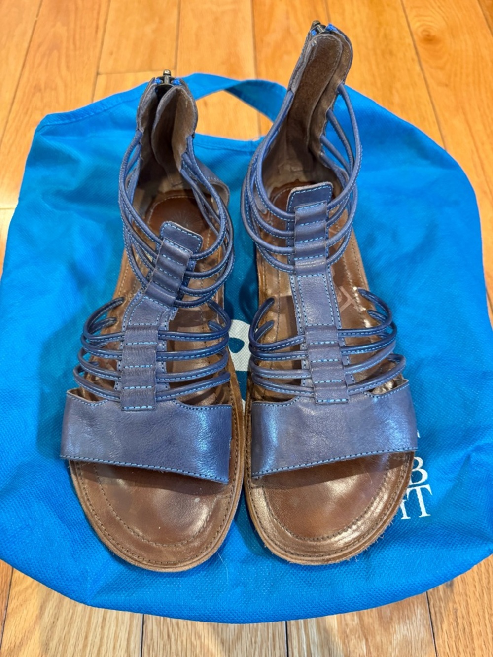 OTBT Women's Whittier King Blue Strappy Gladiator Sandals